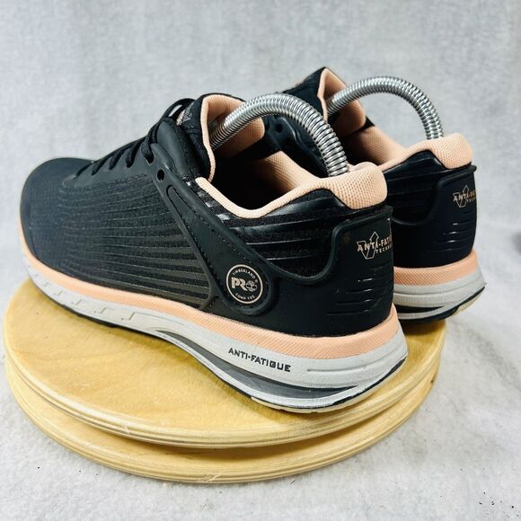 Timberland PRO Women’s Size 10 Drivetrain Composite Toe Work Shoes Black Pink - Picture 7 of 9